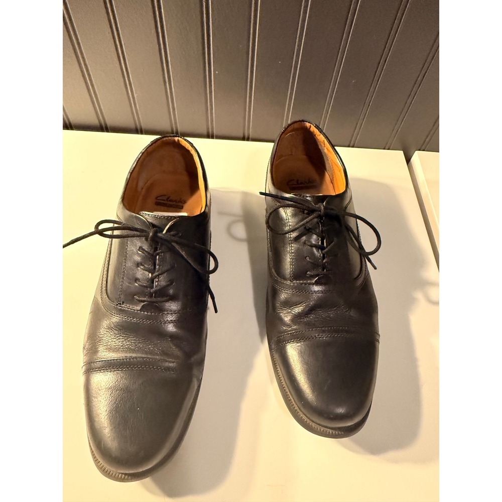 Clark's men's Oxford black shoes